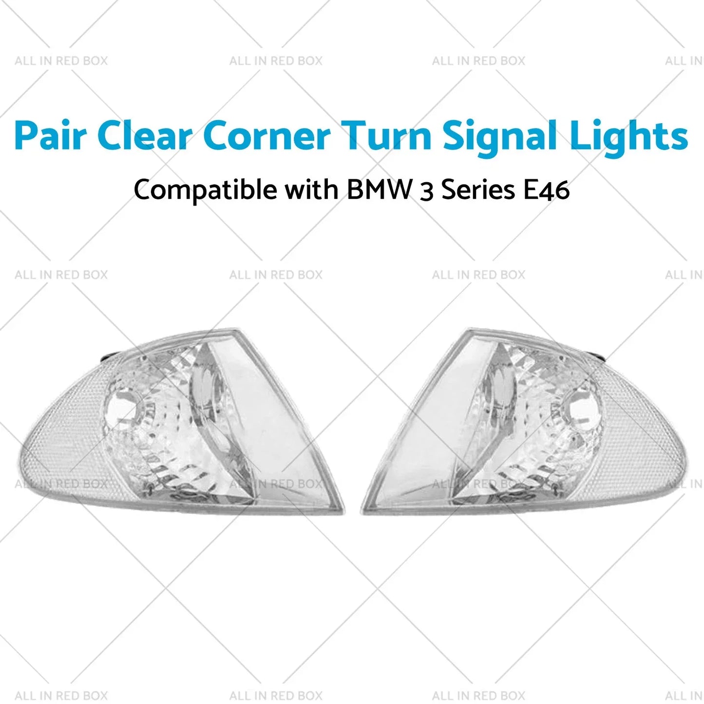 Clear Corner Turn Signal Lights for 98-01 BMW 3 Series E46