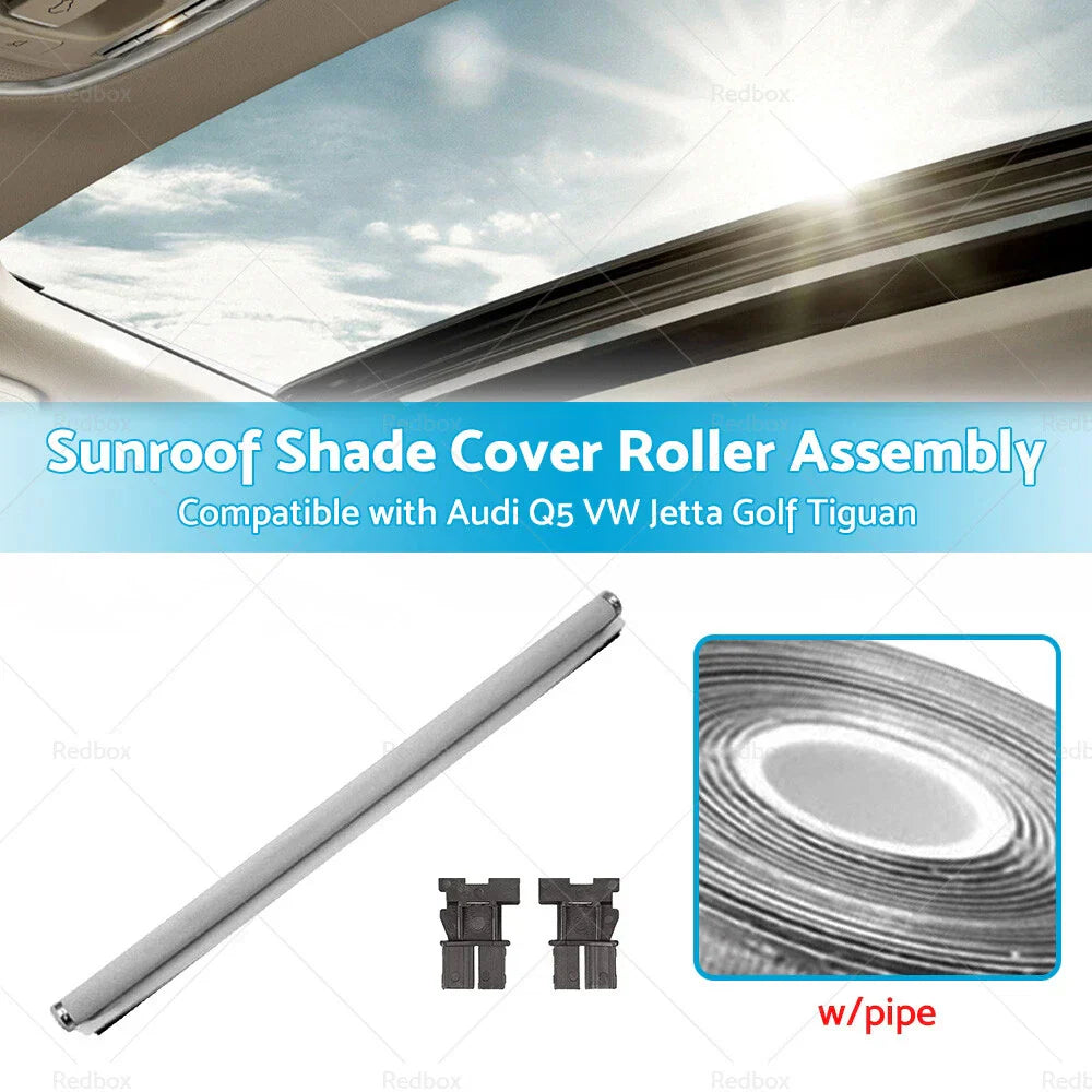 Sunroof Shade Cover Roller Assembly for Audi Q5, VW Jetta, Golf, Tiguan