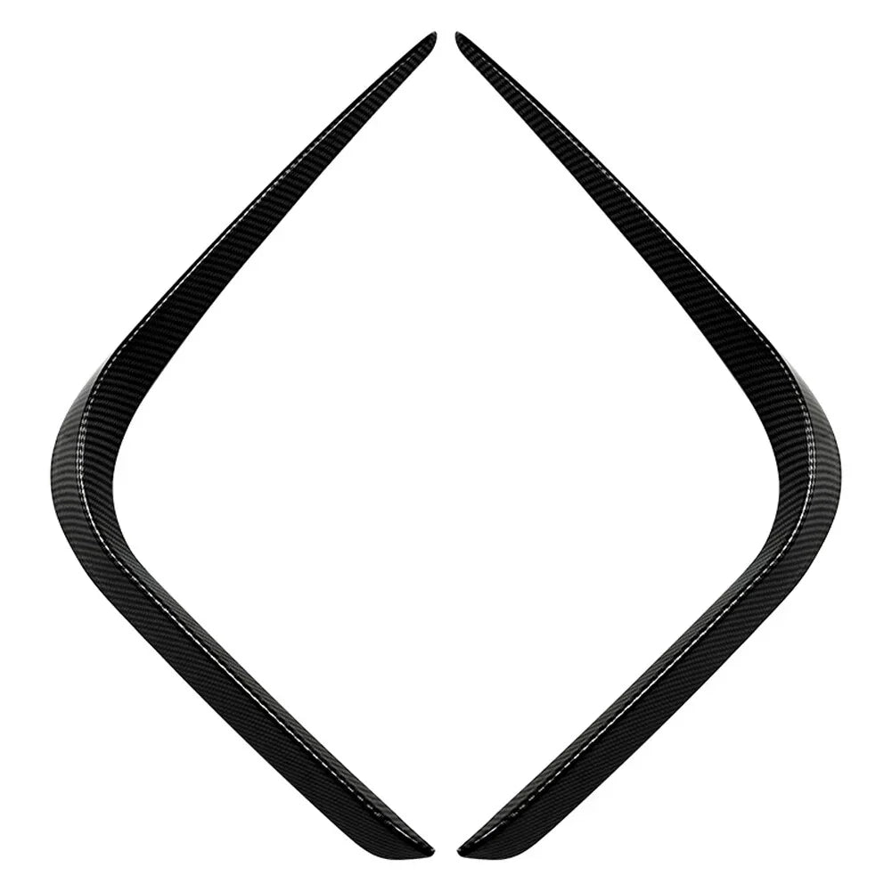 Carbon Black Front Bumper Side Vent Cover Trim for BMW X5 G05 (2019-2022)