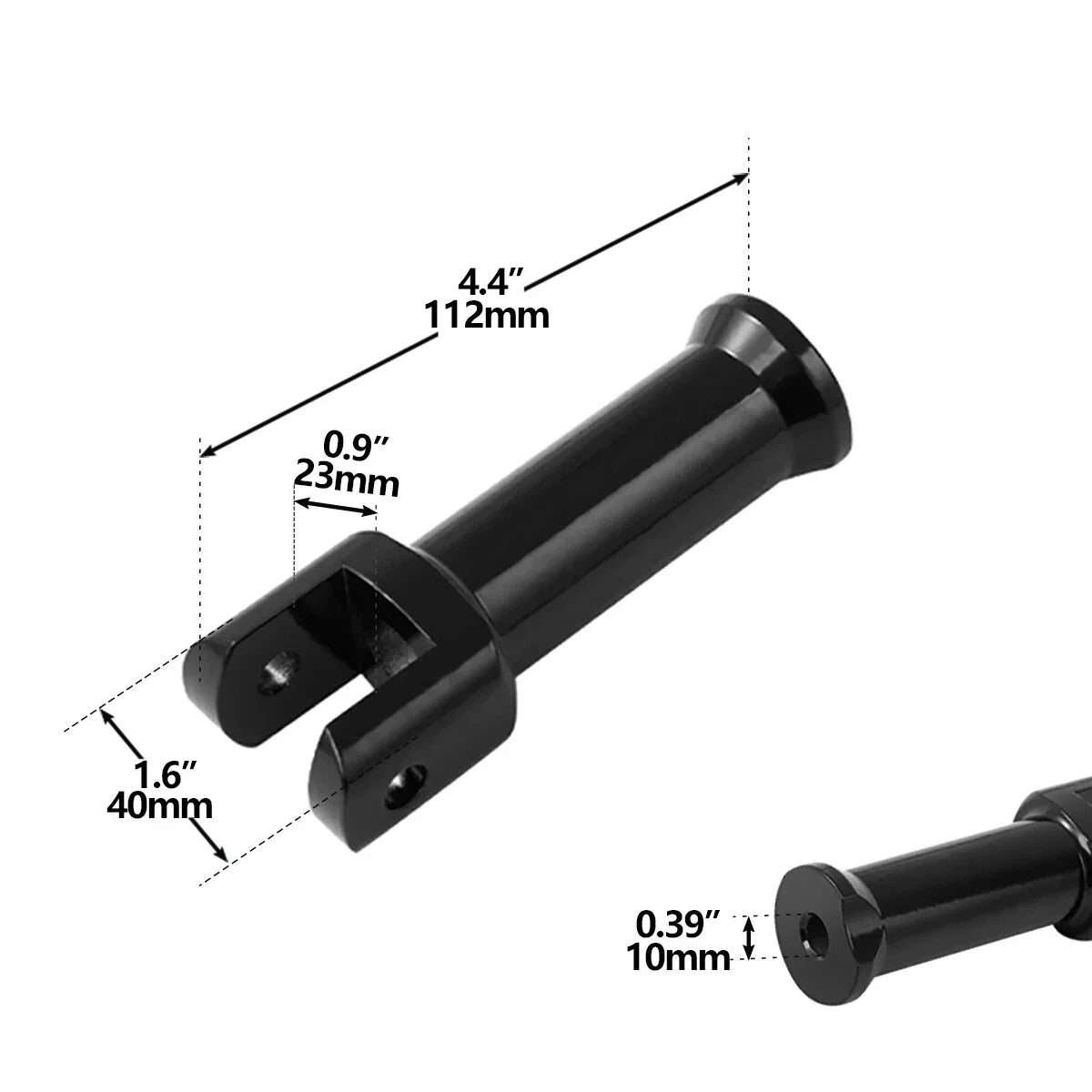 Passenger Footpegs Bracket for Harley Fat Boy Bob Heritage Classic (2018-2025)