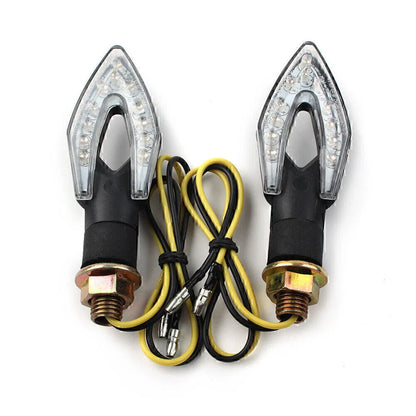 12V LED Turn Signal Lights for Harley Honda Yamaha Motorcycles