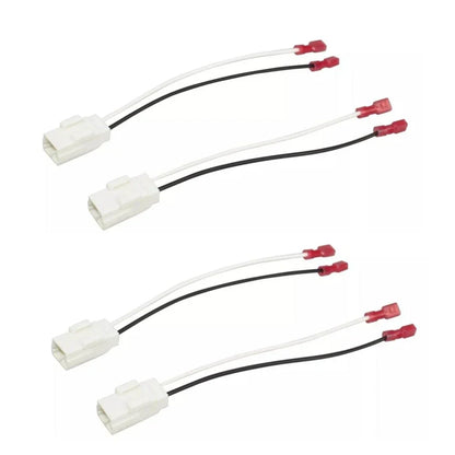 4 Pcs Car Speaker Wiring Harness for Chrysler Dodge Durango Jeep Cherokee (2000-2004)
