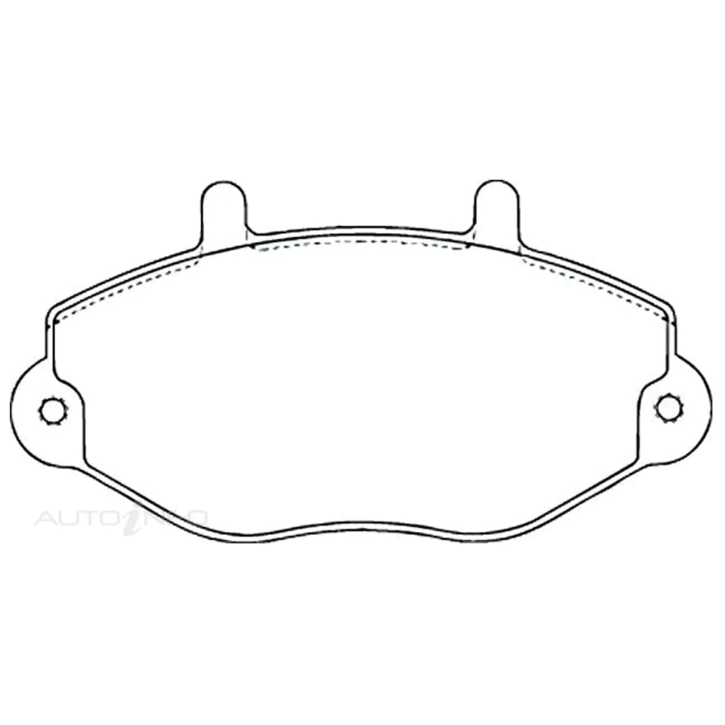 Front Disc Brake Pad Set for Ford Transit VF VG LWB (1994 - 2000)