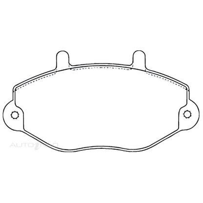 Front Disc Brake Pad Set for Ford Transit VF VG LWB (1994 - 2000)