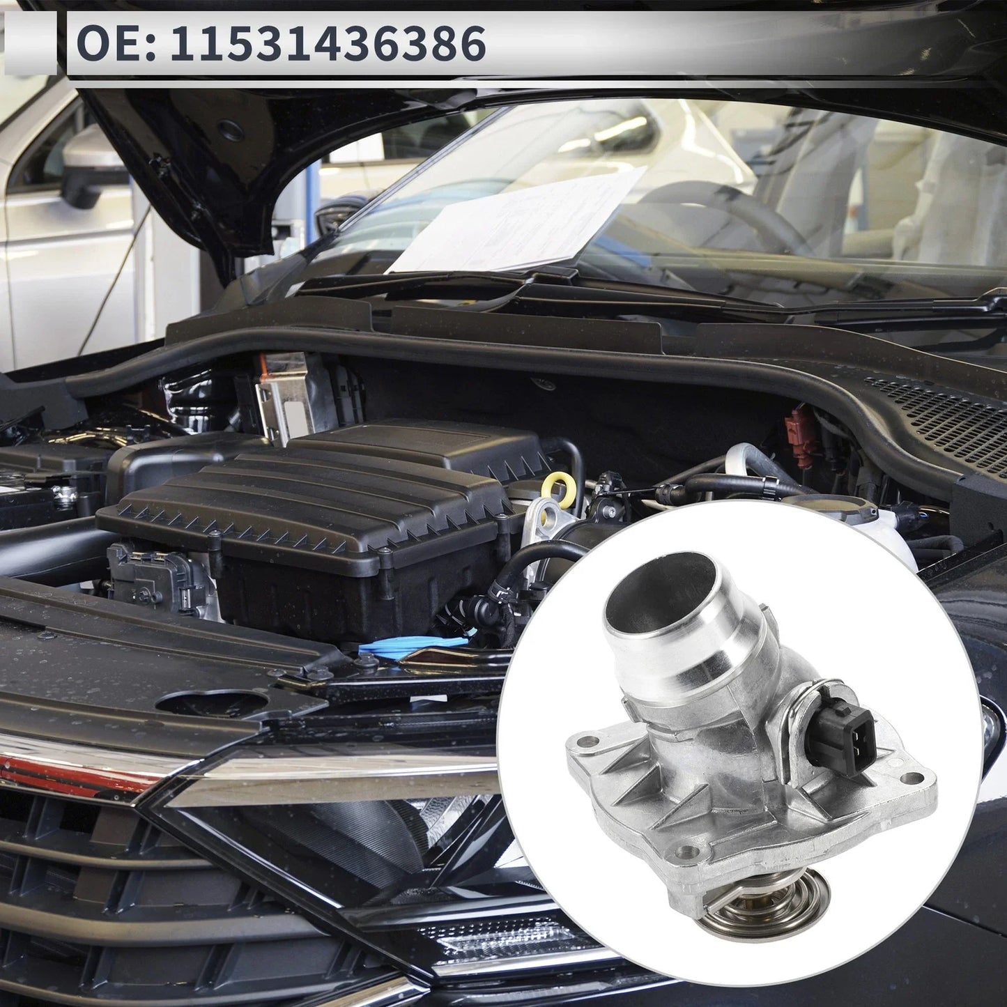Engine Coolant Thermostat Housing Assembly for BMW X5 540i 740iL 740i