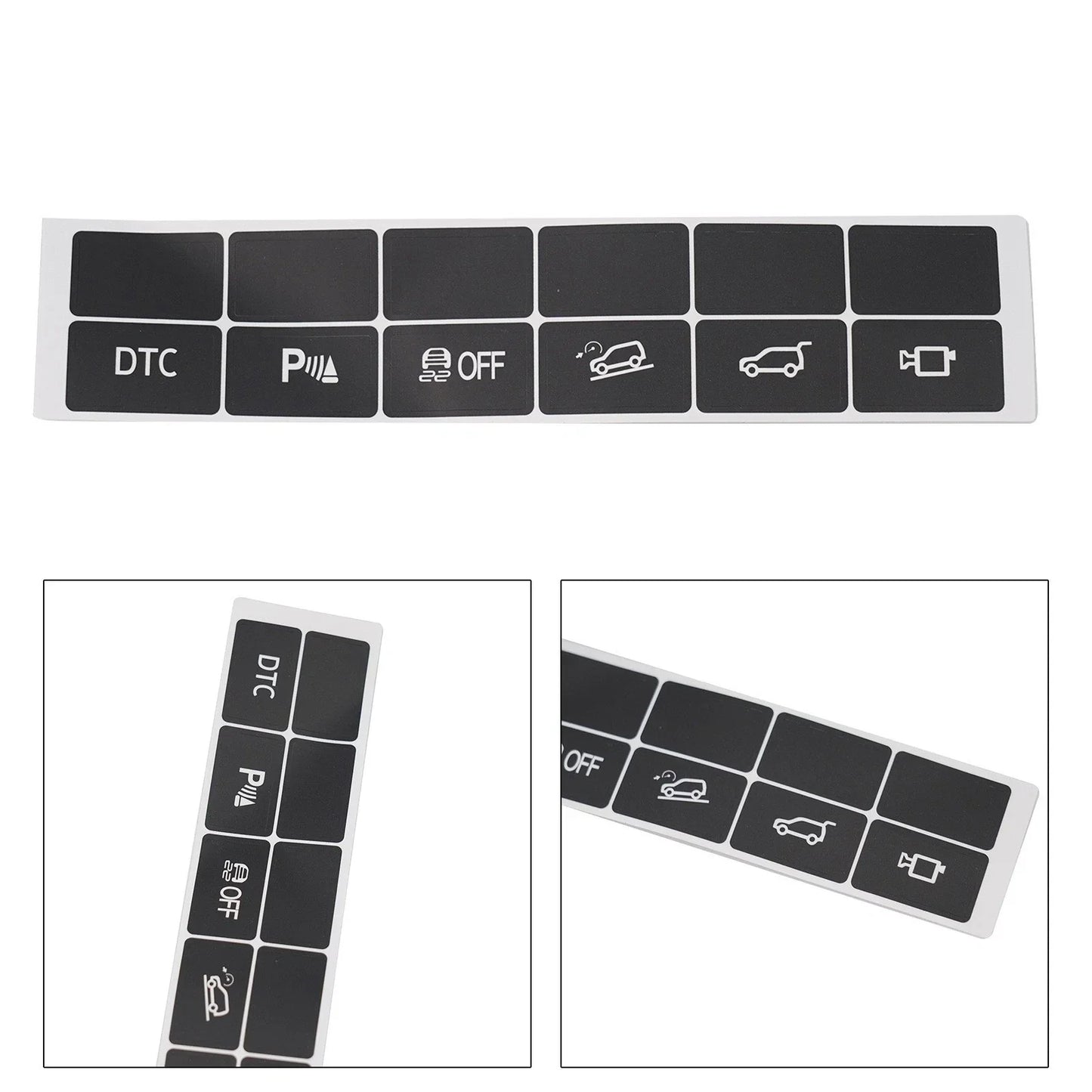 DASH Button Stickers for BMW X5 (2006–2013)