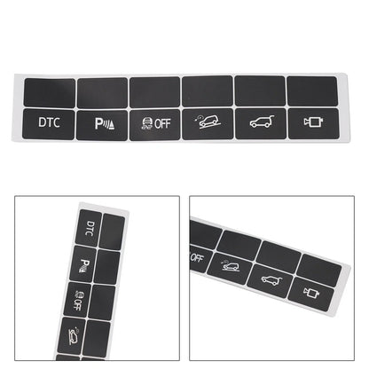 DASH Button Stickers for BMW X5 (2006–2013)