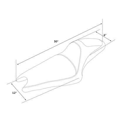 Driver & Passenger Seat for Harley Sportster XL 883 1200 48 72 (2004-2022)