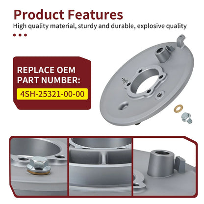 Rear Brake Drum Backing Plate for Yamaha Grizzly 600 4x4 YFM600FW (1998–2001)