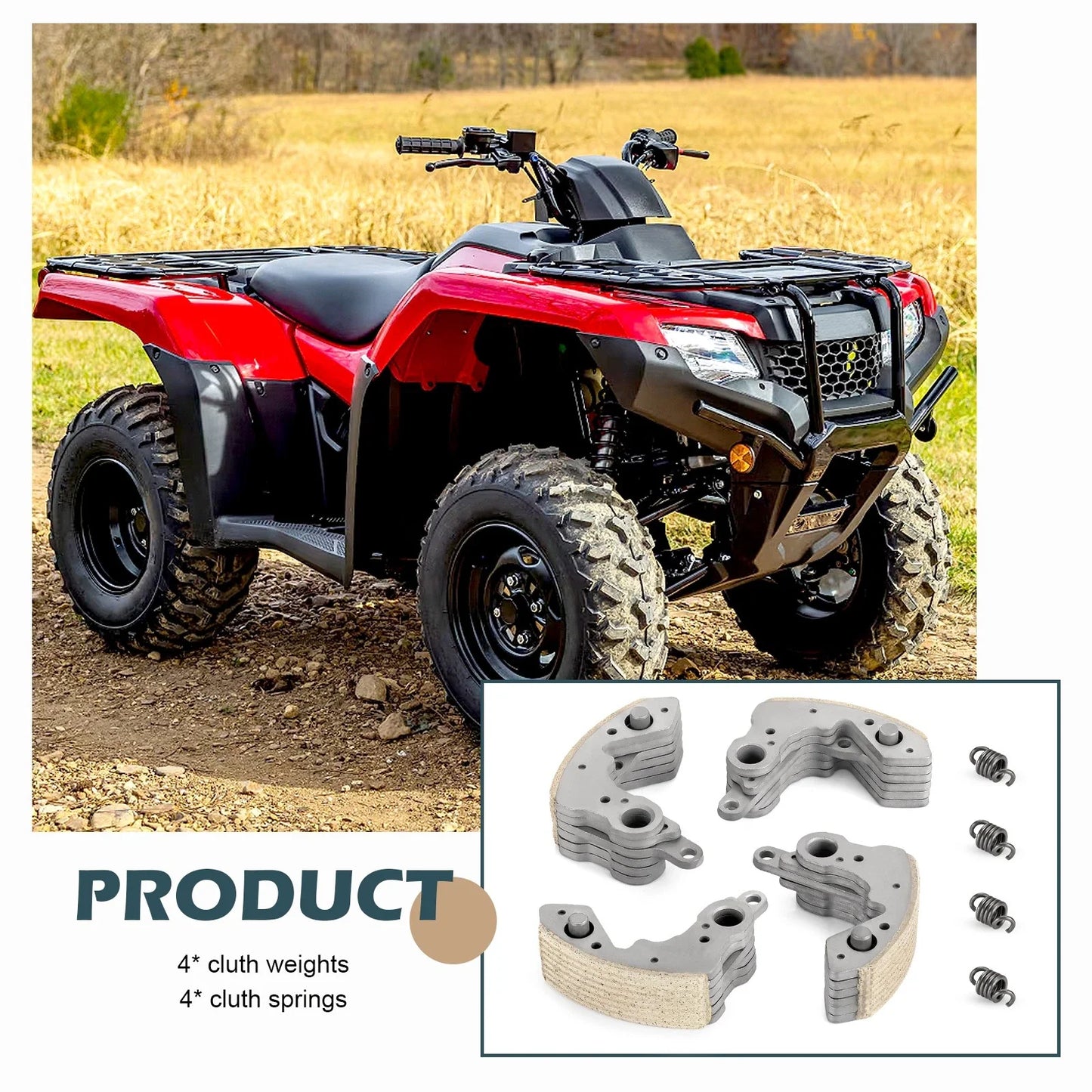 Weight Set, Clutch for Honda TRX420 Rancher (2007-2020)