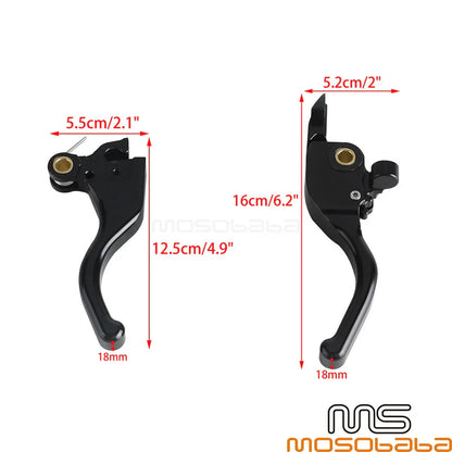 Handlebar Hand Brake Clutch Levers for Harley Touring Road Glide CVO (2014-2023)