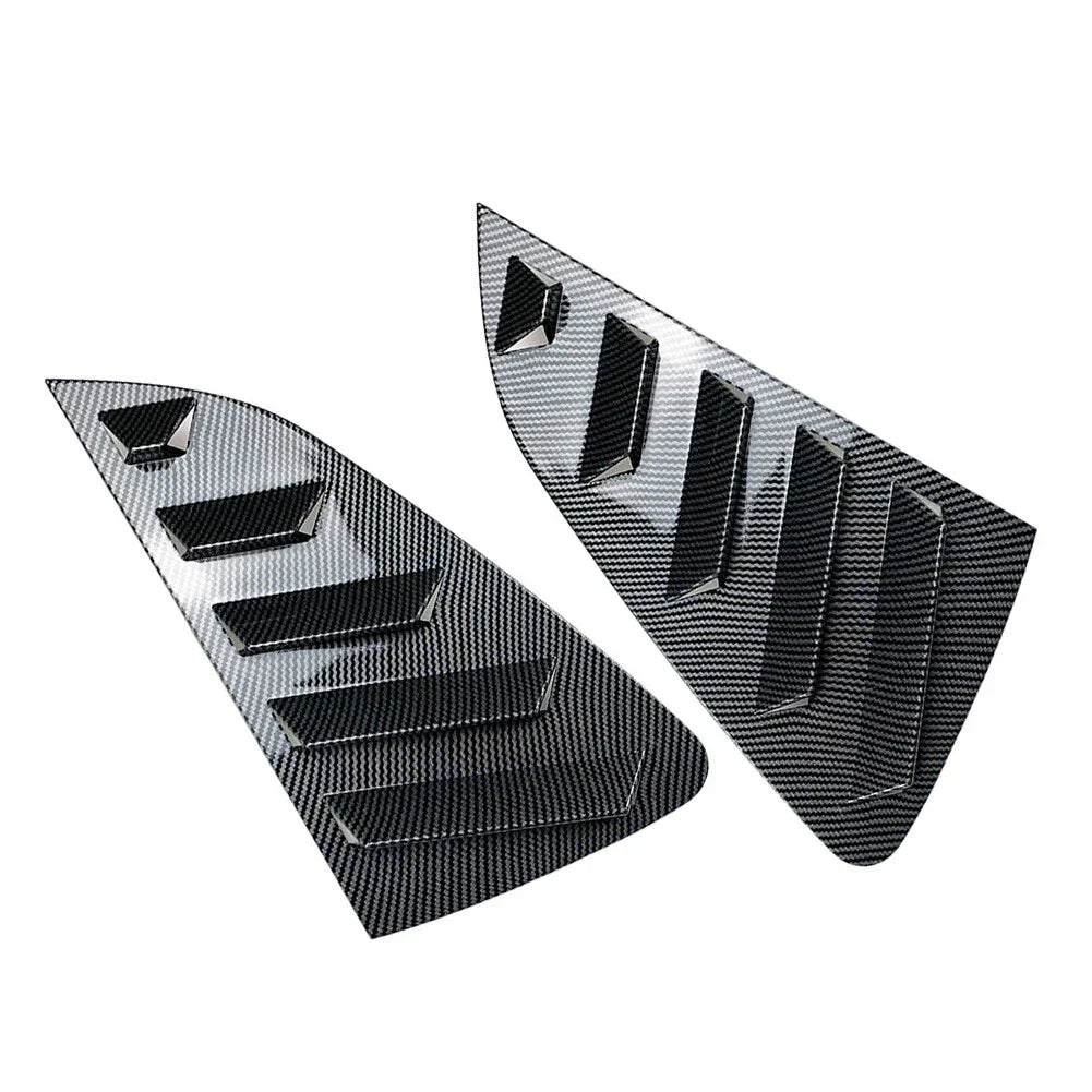 Rear Side Window Louver Vent Trim Covers for VW Polo MK6 (2018 - )