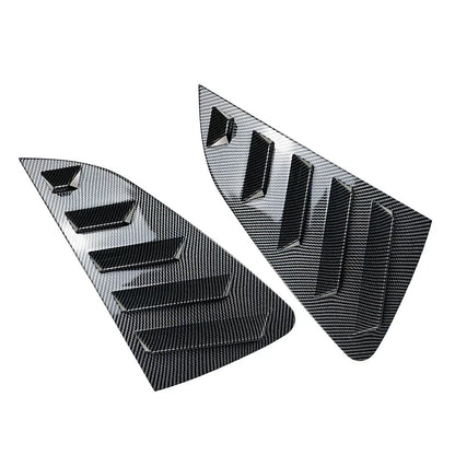 Rear Side Window Louver Vent Trim Covers for VW Polo MK6 (2018 - )