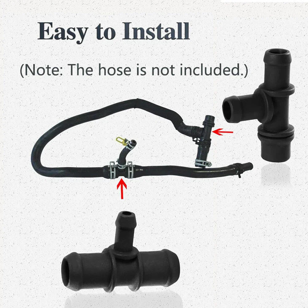 HVAC Heater Hose Tee Connector for 2010-2013 Ford Transit Connect (2010-2013)