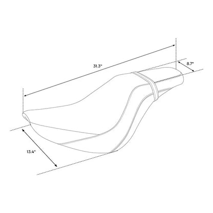 Driver Passenger Seat for Harley Softail FLHC (2018-2025)