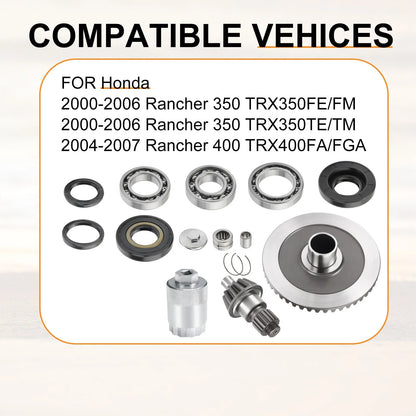 Ring Pinion Gear Bearing Seal for Honda Rancher 350 2x4/4x4 (2000–2006)