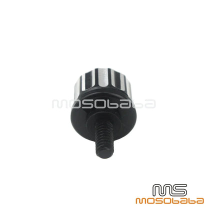 Black 6mm Rear Seat Bolt for Harley Motorcycle Models (1996-2017)