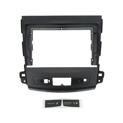 9" Radio Dash Frame Fascia Panel with Sticker for Mitsubishi Outlander (2008-2012)