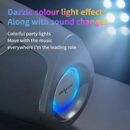 Powerful Karaoke Bluetooth Speaker with Mic for Boombox - Hand-held Speaker