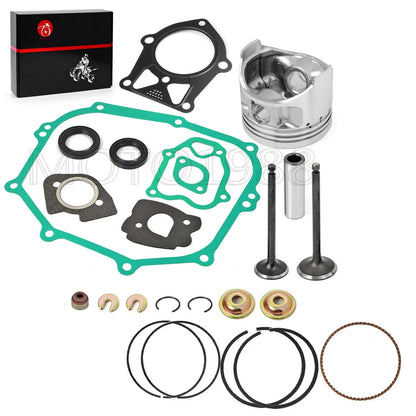 Piston Gasket Valve Rebuild Kit for Yamaha Golf Cart G2 G5 G8 G9 (1989–1996)