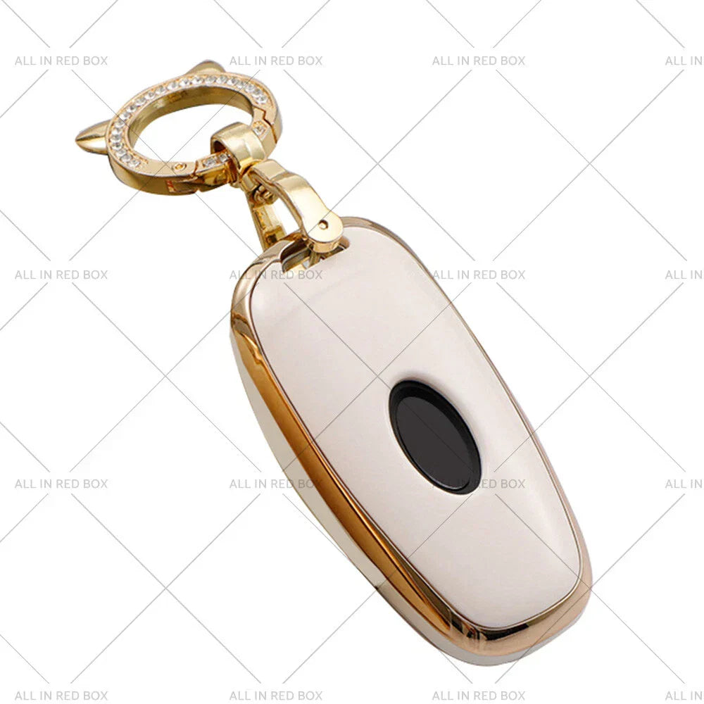 TPU 6-Button Key Fob Cover for Hyundai Sonata Tucson Santa Fe (2011-2023)