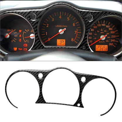 Carbon Fiber Instrument Cluster Panel Cover for Nissan 350Z (2006-2009)