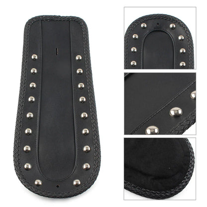Studded Leather Rear Fender Bib Solo Seat for Harley Sportster XLH 1200 883