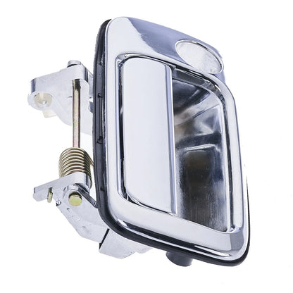 Front Left Chrome Door Handle W/ Keyhole for Landcruiser J80 (1990–1998)
