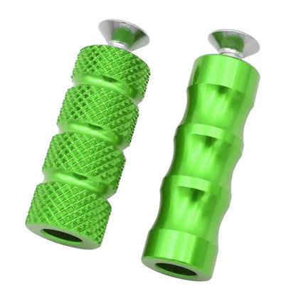 6mm Foot Peg Gear Shift Brake Lever Toe Peg Pedal for Universal Motorcycle Green