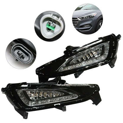 LED Daytime Running Lights for 2015-2021 Hyundai Tucson Left & Right Pair