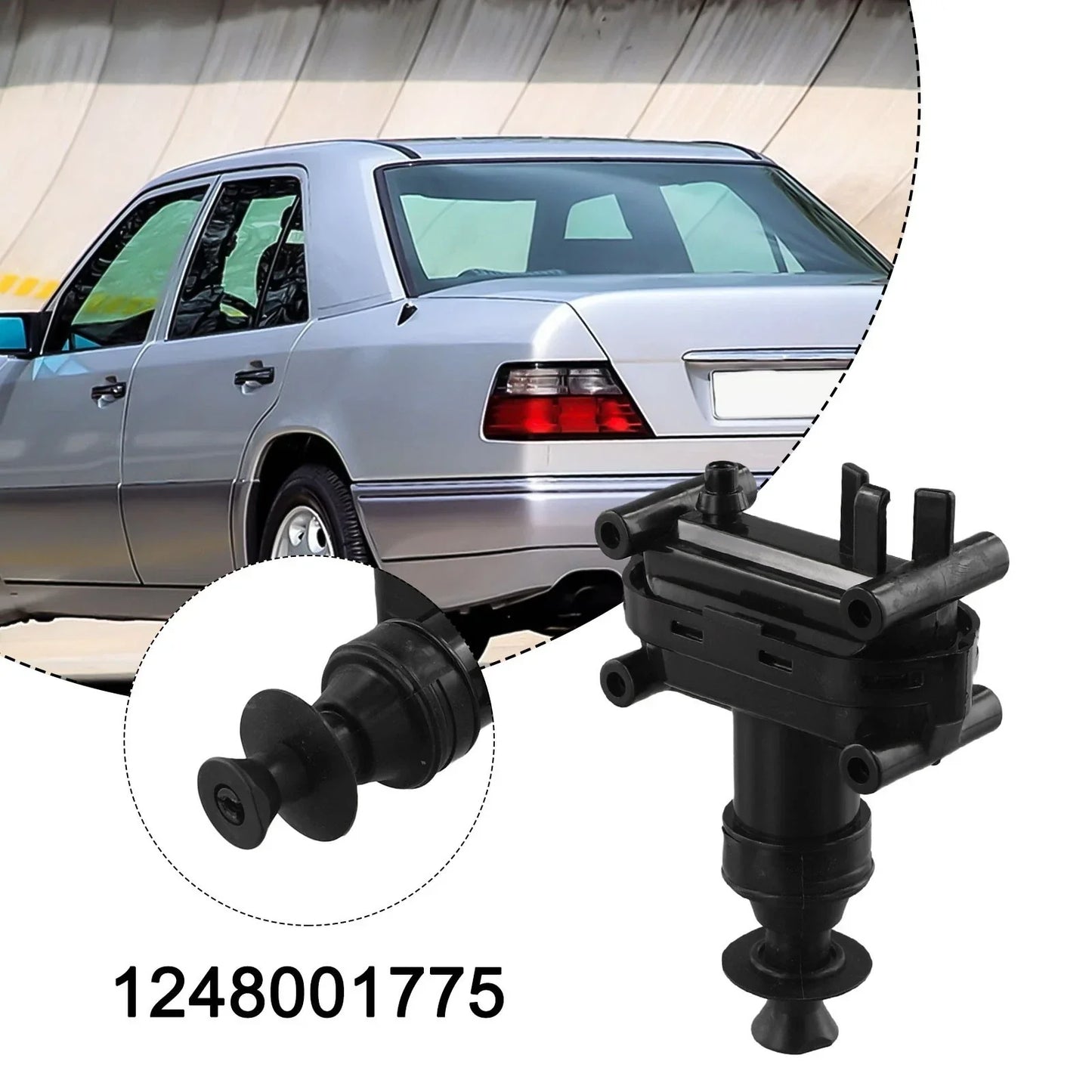 Rear Gate Door Lock Actuator / Sleek Black / for Mercedes