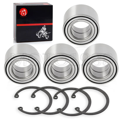 4x Wheel Bearing W CIRCLIP For Arctic Cat 650 4x4 H1 SE V2 LE TRV TBX (2005-2012)