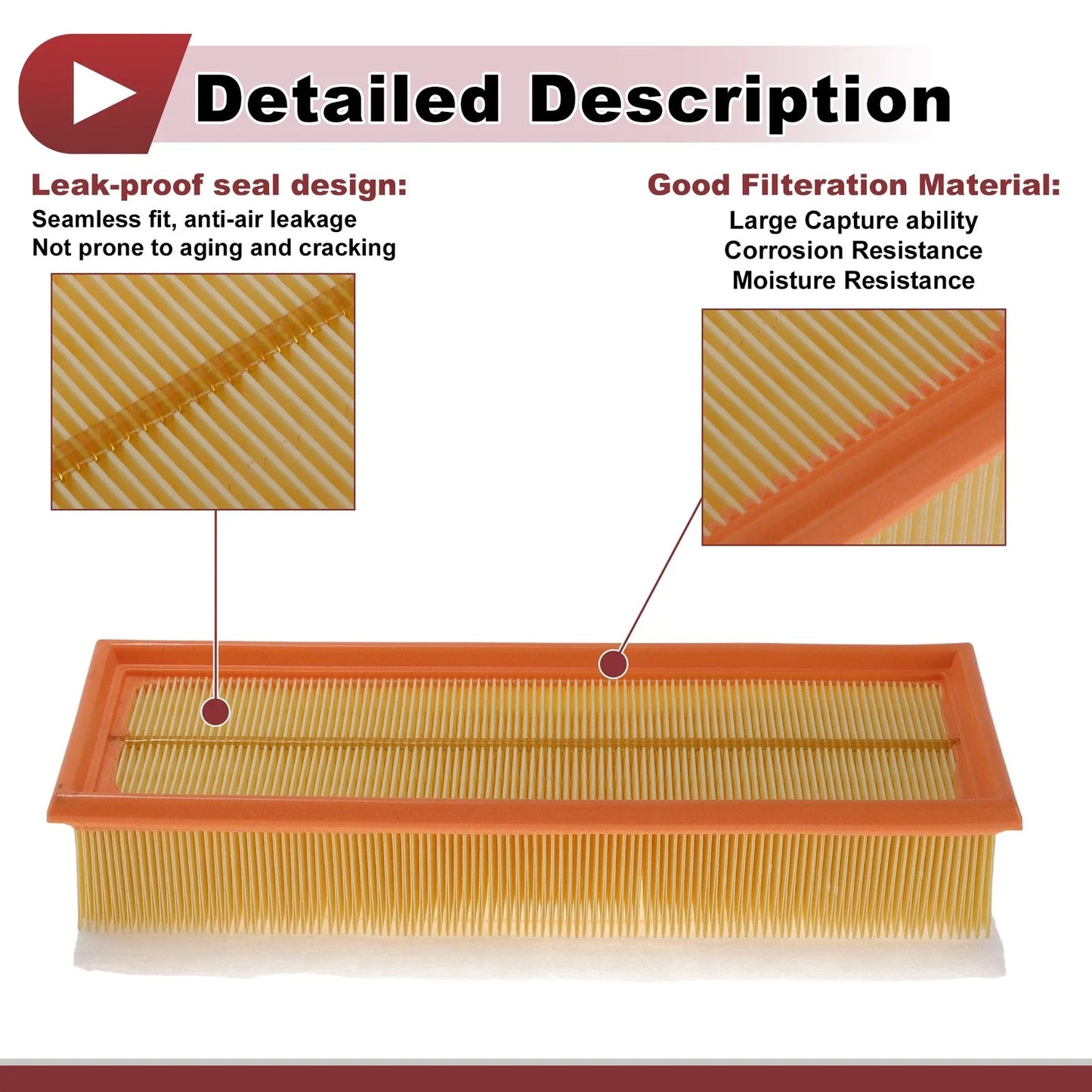 Car Air Filter for BMW X3 F25 Long Life Air Cleaner