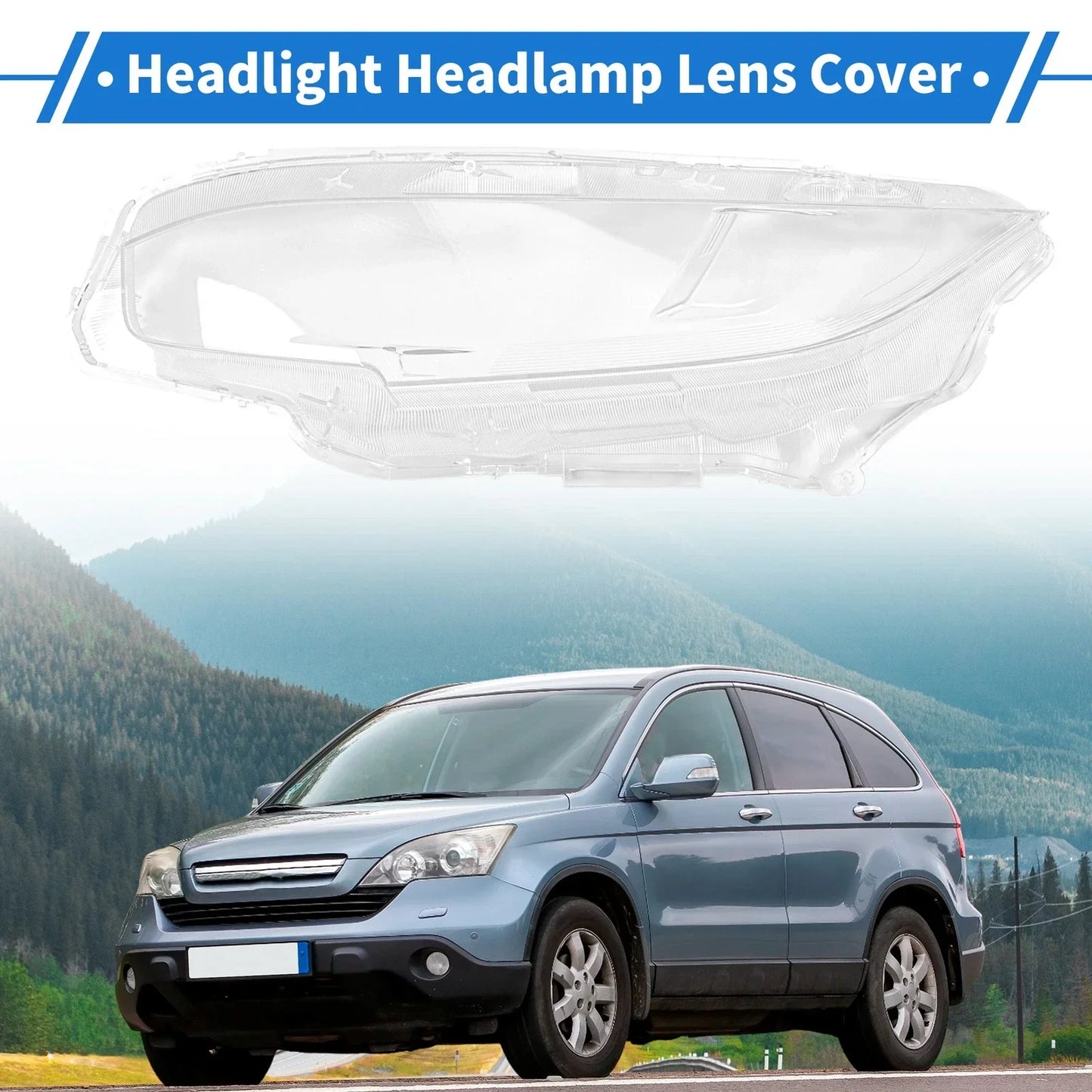 Car Front Left Headlight Lens Cover for Honda Civic (2016-2018)