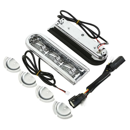 Chrome LED Inserts Saddlebag Light for Harley Touring FLHX (2014-2024)