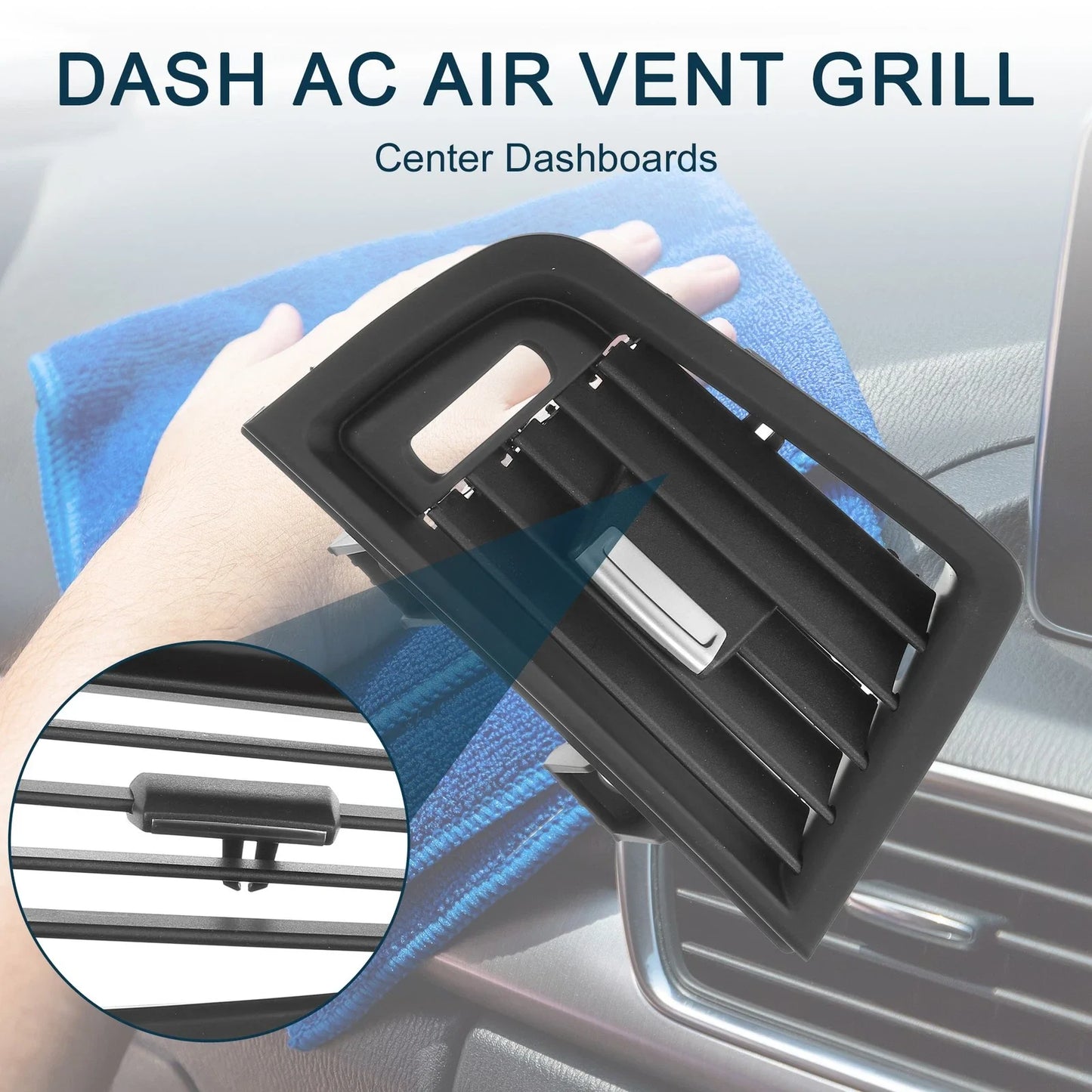 Air Vent Panel for BMW 528i (11 - 16) AC Grille Black