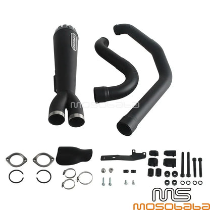Muffler w/ End Cap for Harley Touring FLHR FLHX FLHXS FLHTK (2017-2023)