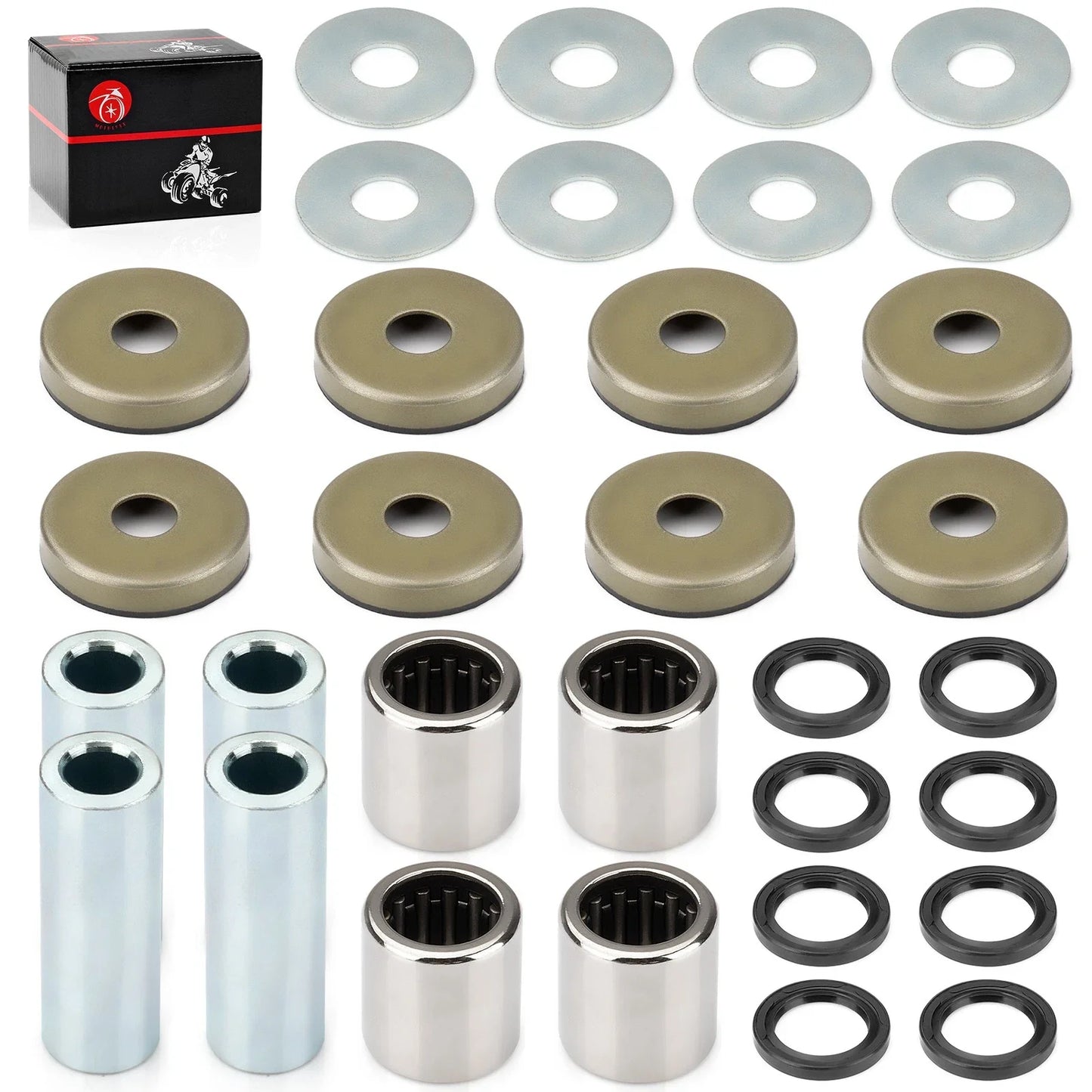 Front Lower A-Arm Bushing Shaft Seal for Suzuki LT-Z400 Quadsport (2003–2008)