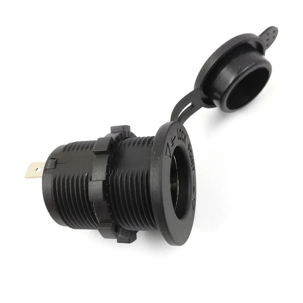 12V Cigarette Lighter Socket Power Outlet for Car Motorcycle ATV