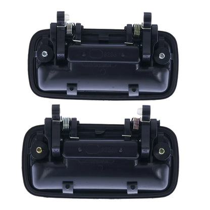 2pc Outer Door Handle Black for Suzuki Vitara (1988–1998)
