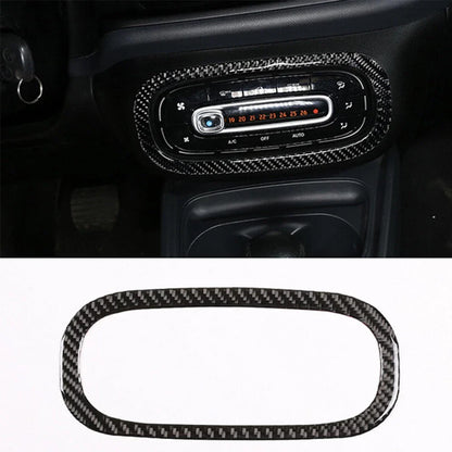 Carbon Fiber Central Console Decor for Mercedes-Benz Smart Fortwo (2016-2021)