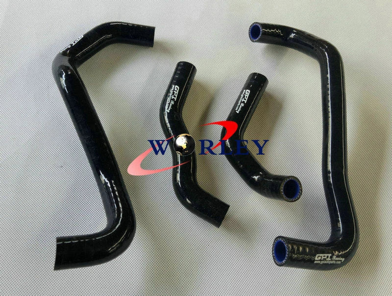 Silicone Radiator Hose for Honda ATC250R 1985-1986 85 86 Black