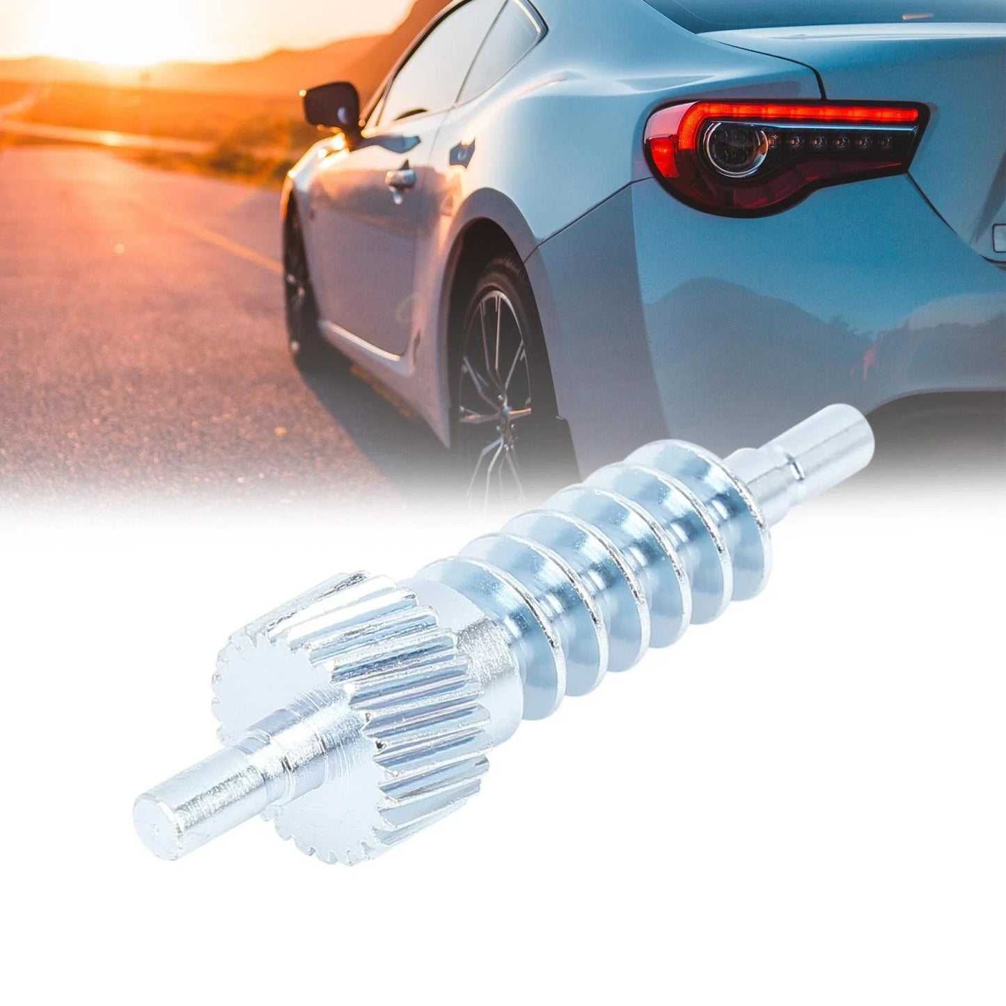 Car Seat Thigh Support Shaft Actuator for BMW X5 X6 E60 Silver Tone