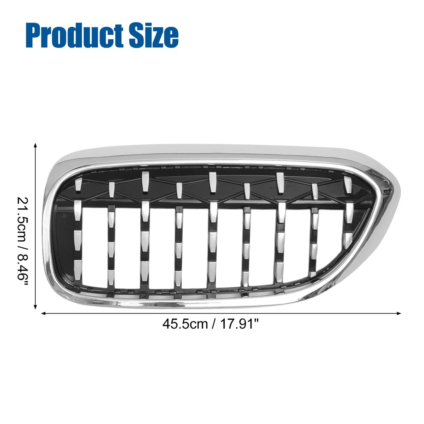 Front Hood Bumper Grille for BMW 530e 530i 540d 540i xDrive G30 (2017-2017)