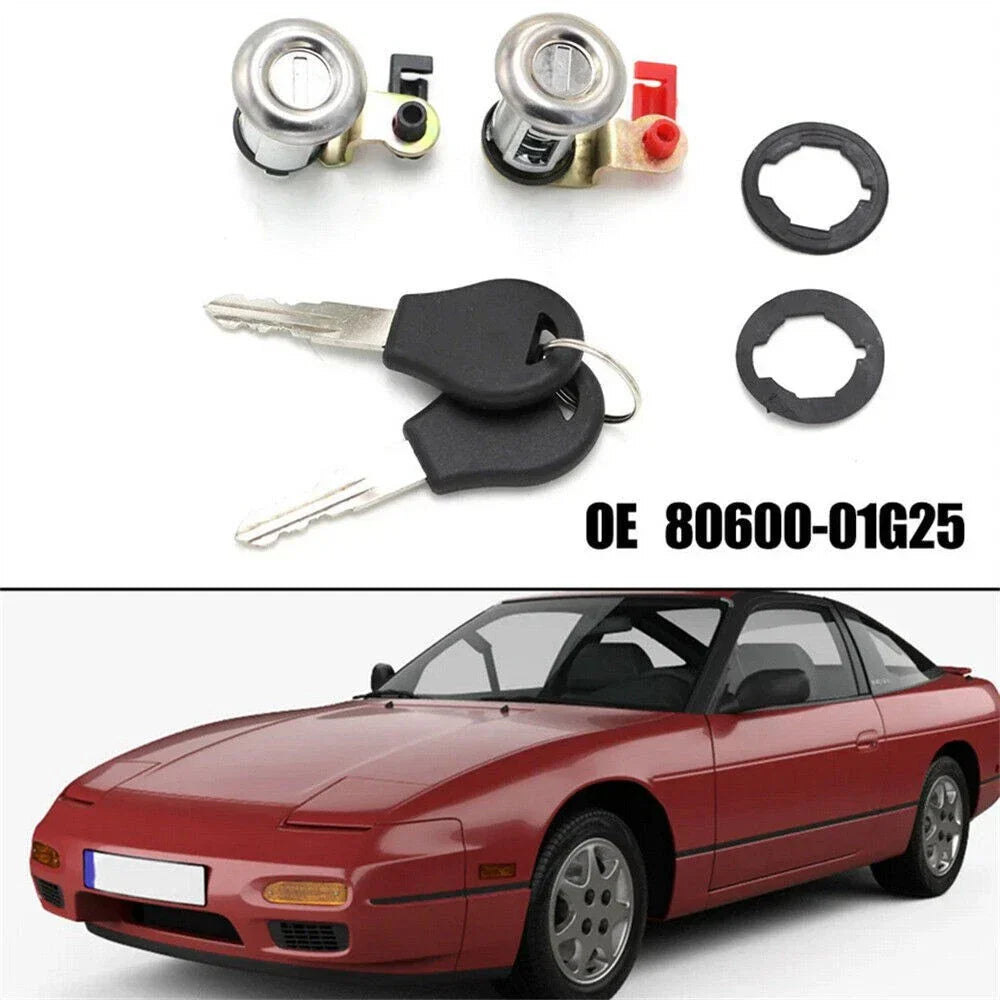 Door Lock Set w/ Key for Nissan Pickup (1984-1998)