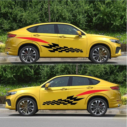 Eye Catching Racing Side Stripes Decal Vinyl Stickers for Cars and Trucks