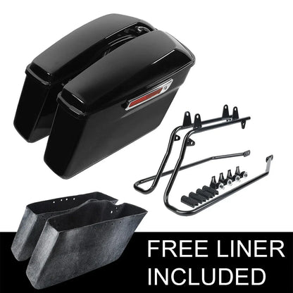 Saddlebag Conversion Bracket for Harley Softail Deluxe Fatboy 1984-2017