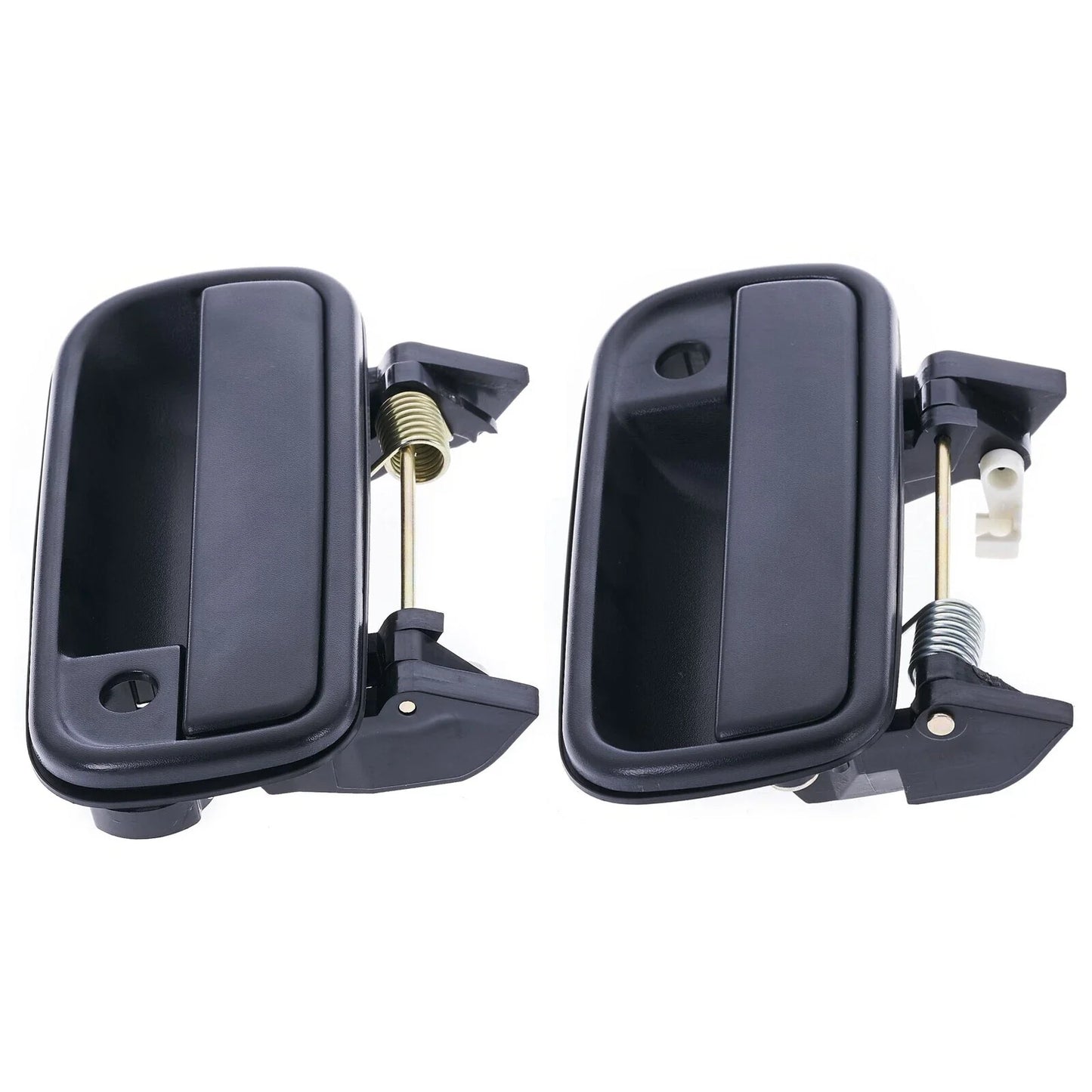 4pc Front & Rear Outer Door Handle Textured Black for Toyota Hilux (1988–1997)