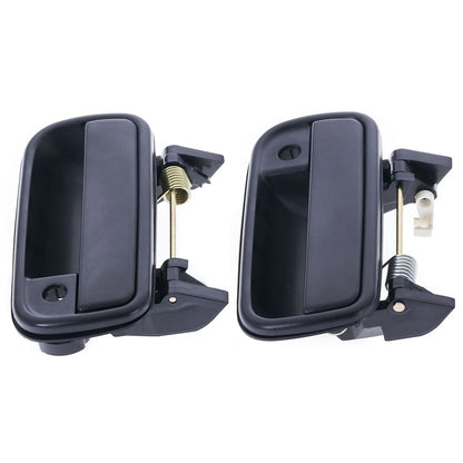 4pc Front & Rear Outer Door Handle Textured Black for Toyota Hilux (1988–1997)
