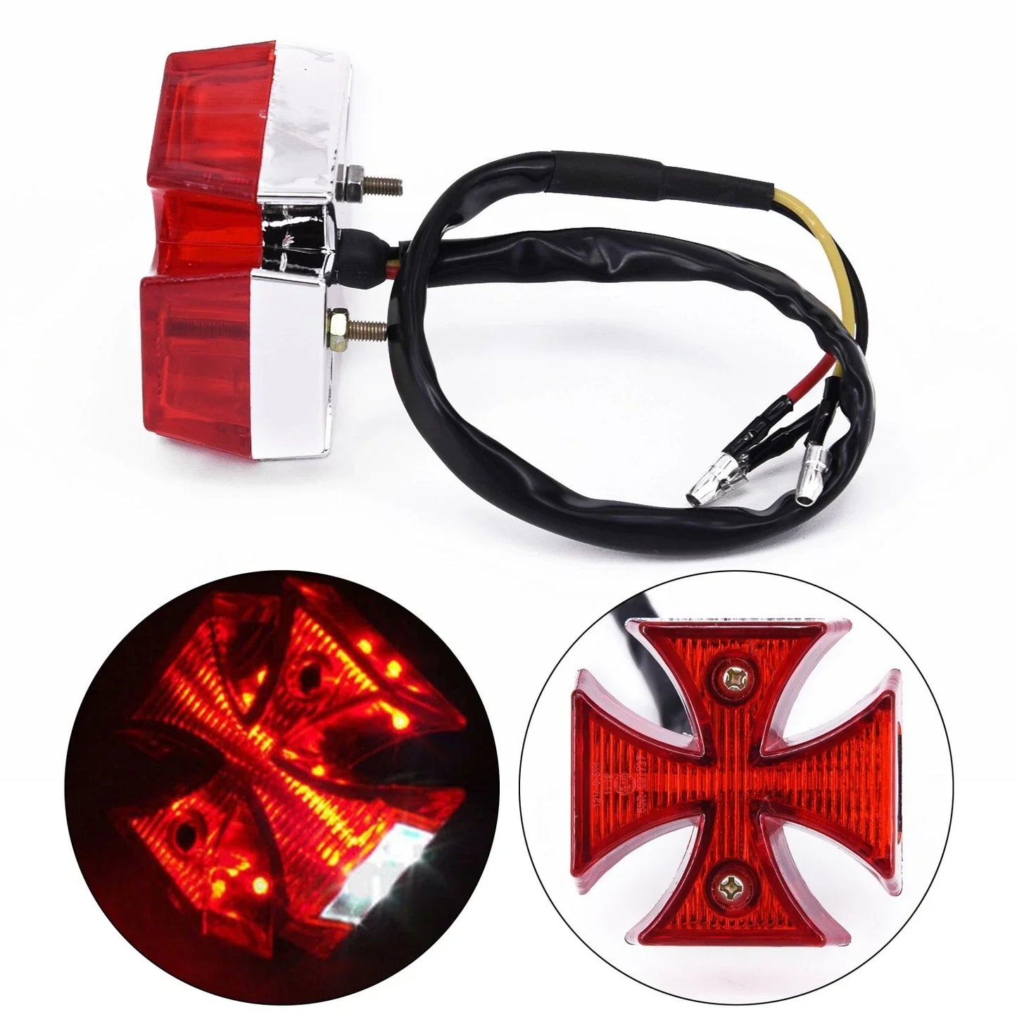 Rear Brake/Tail Light for Motorcycle Choppers Dirt Bike